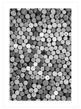 Wine Corks B&W - Art Print